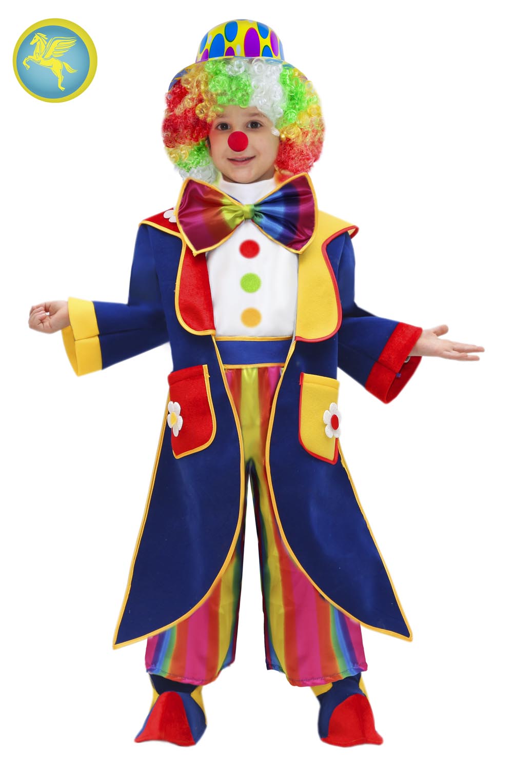 Vestito carnevale clown on sale bimba